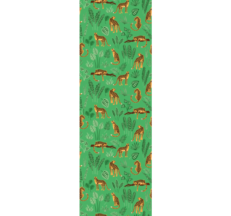 Safari Fauna Motif animal wallpaper - TenStickers