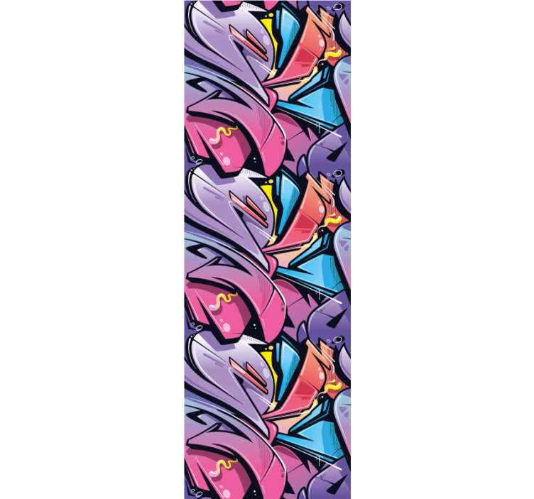 Realistic graffiti Art Wallpaper - TenStickers