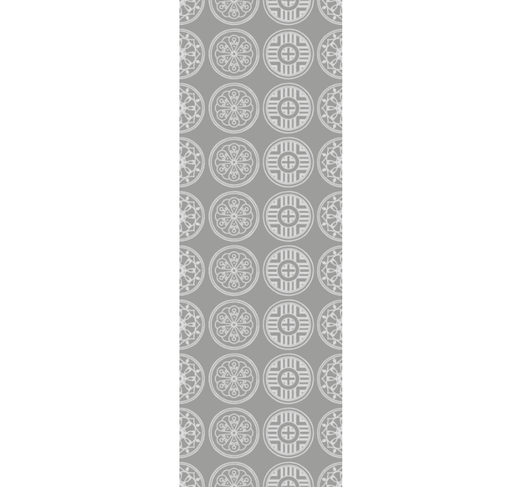 Ornate Medallions ornamental wallpaper - TenStickers