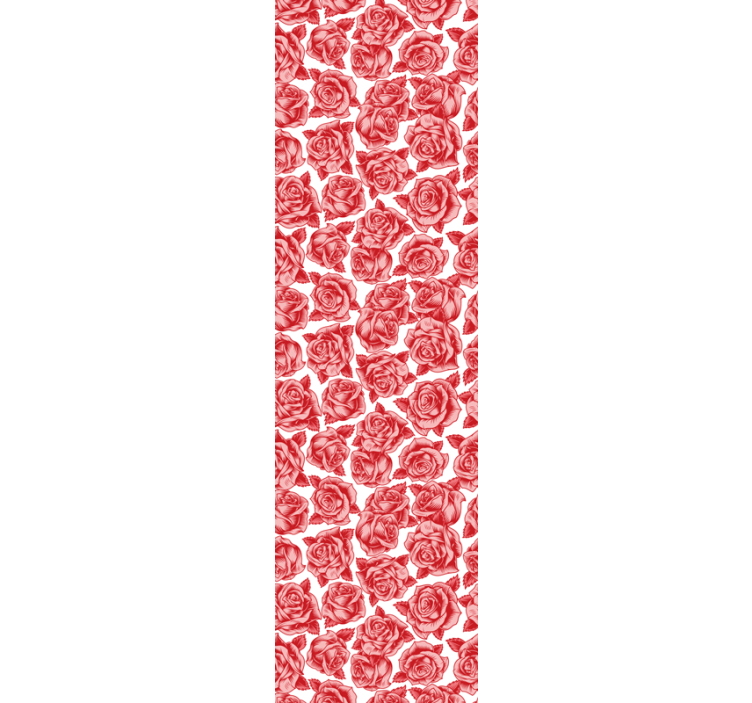Rose Pattern Elegance flower wallpaper - TenStickers