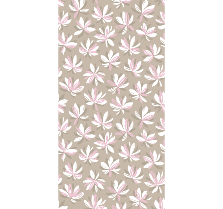 Floral Pattern Display ornamental flower wallpaper - TenStickers