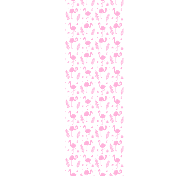 Flamingo Motifs animal wallpaper - TenStickers