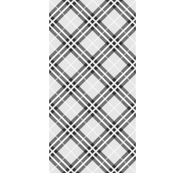 Linear Diamond Pattern geometric wallpaper - TenStickers