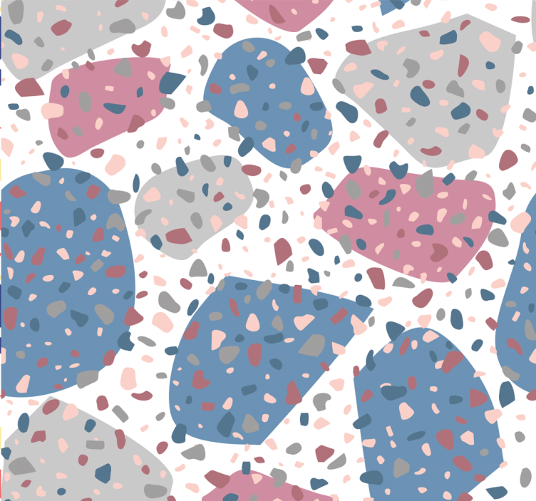 Speckled Terrazzo polka dot wallpaper - TenStickers