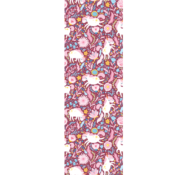 Playful Alpaca Motif animal wallpaper - TenStickers