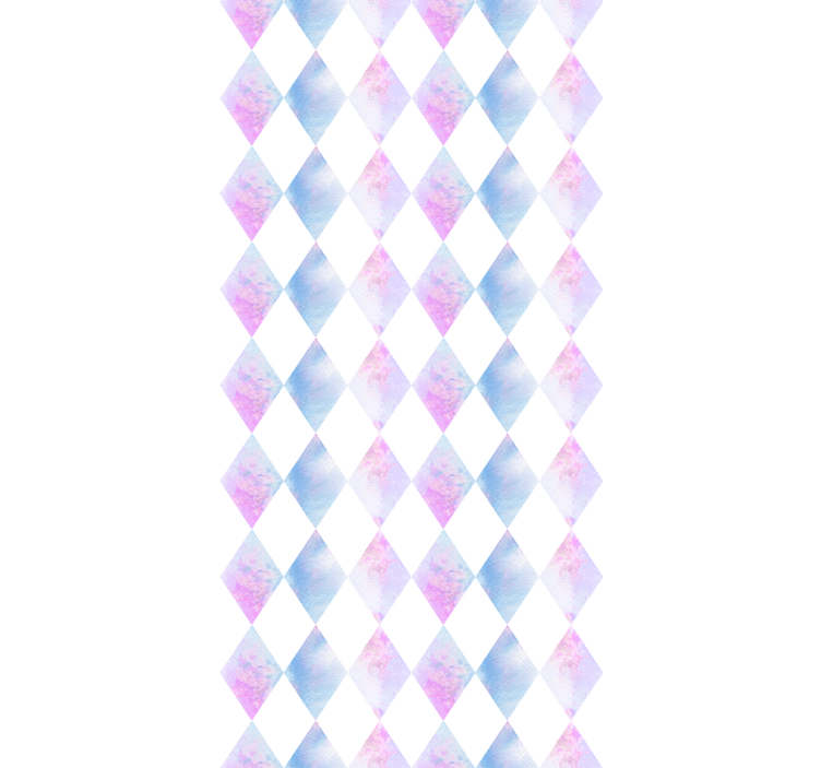 Geometric Harlequin square wallpaper - TenStickers