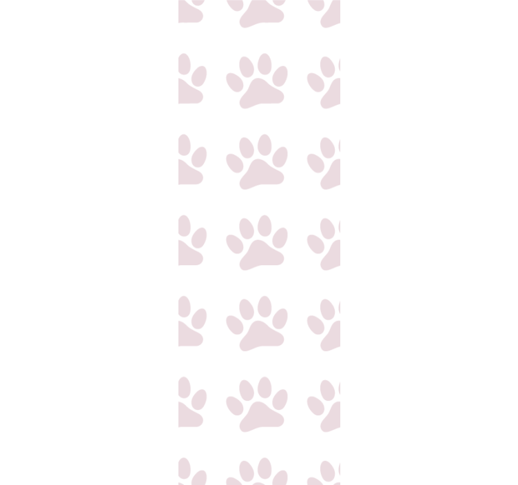 Paw Pattern Background nursery wallpaper - TenStickers
