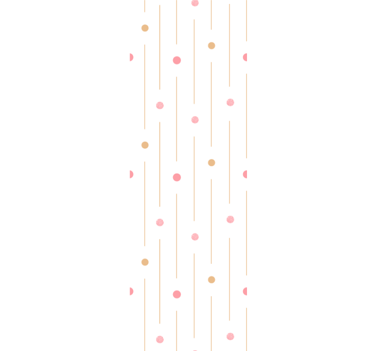 Dotted and Striped polka dot wallpaper - TenStickers