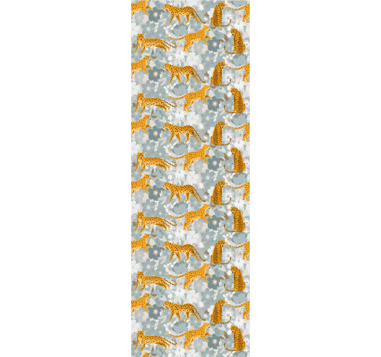 Leopard Motif animal wallpaper - TenStickers