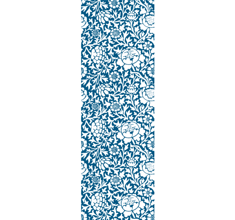 Floral Elegance Motif ornamental flower wallpaper - TenStickers