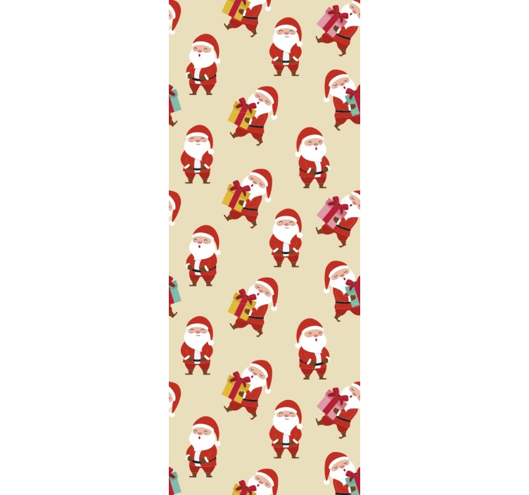 Festive Characters christmas wallpaper - TenStickers