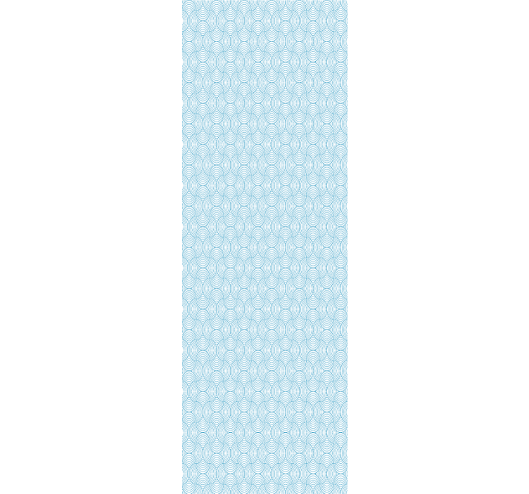 Waves Pattern geometric wallpaper - TenStickers