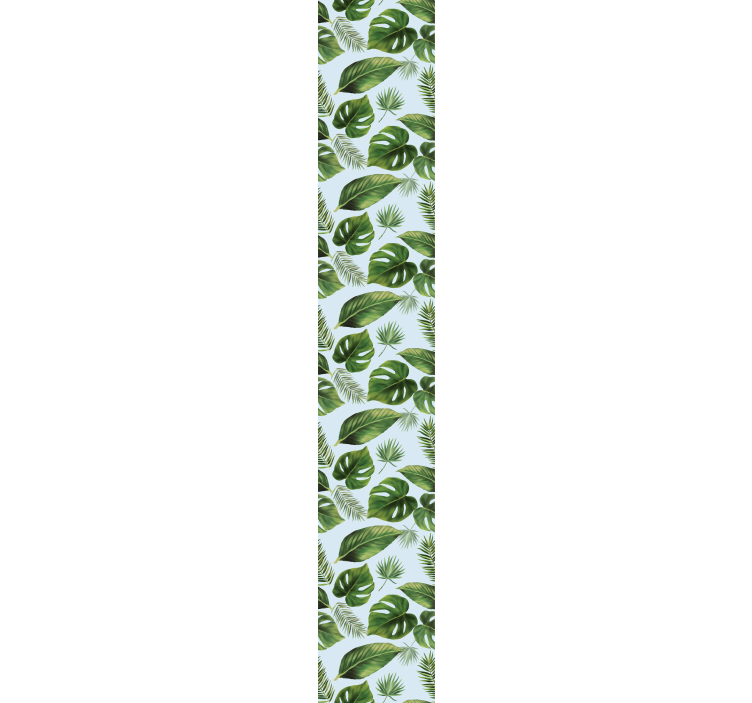 Lush green foliage leaf wallpaper - TenStickers