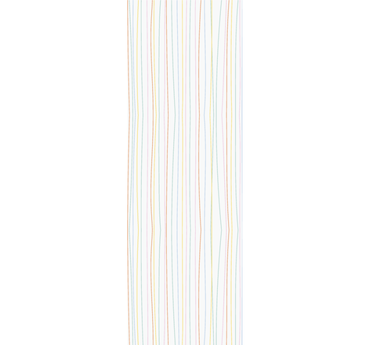 Pastel Stripe Serenity horizontal striped wallpaper - TenStickers