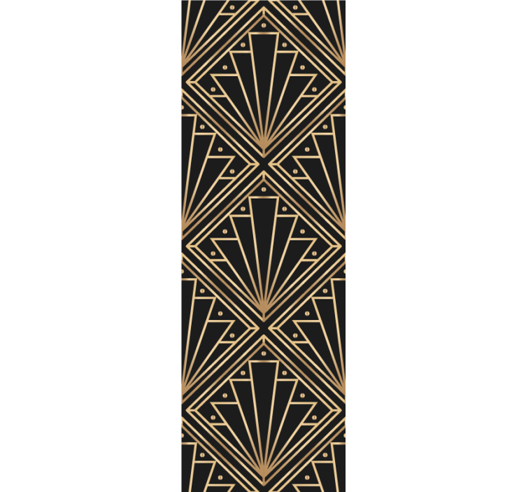 Art Deco Geometrics geometric wallpaper - TenStickers