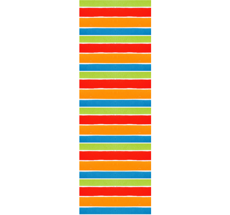 Multicolor Stripes striped wallpaper - TenStickers