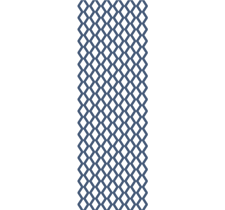 Diamond pattern Hampton style  wallpaper - TenStickers