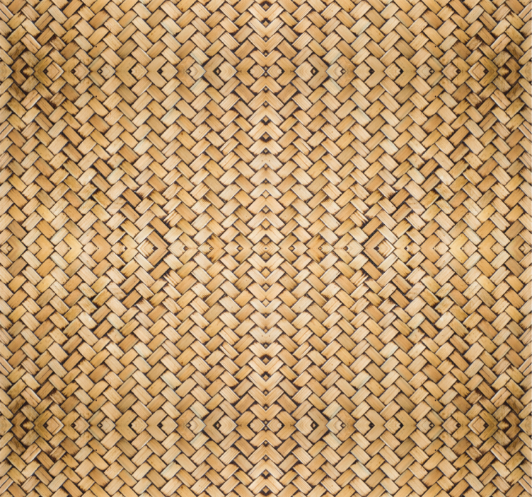 Woven Texture wood effect  wallpaper - TenStickers