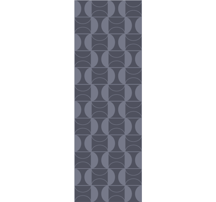 Modern Curved Shapes geometric wallpaper - TenStickers