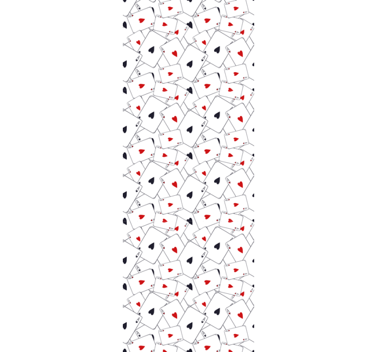 Playing Card Patterns alphabet wallpaper - TenStickers