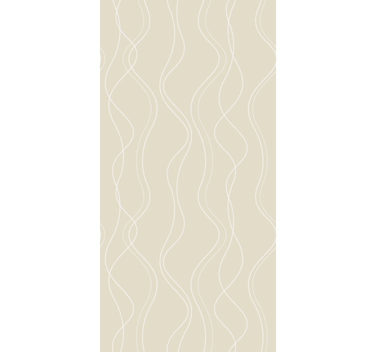 Subtle wave pattern vertical stripe wallpaper - TenStickers