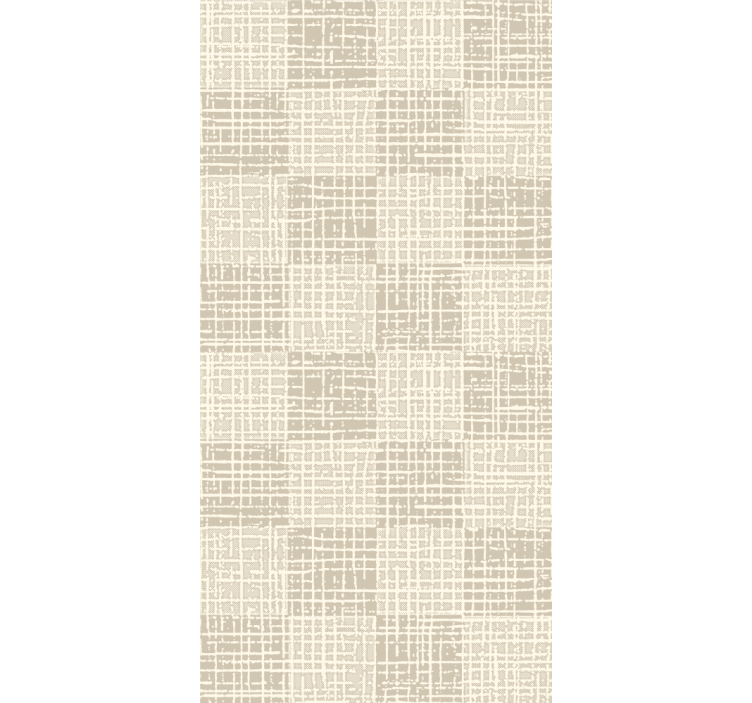 Neutral Grid Lines textured wallpaper - TenStickers