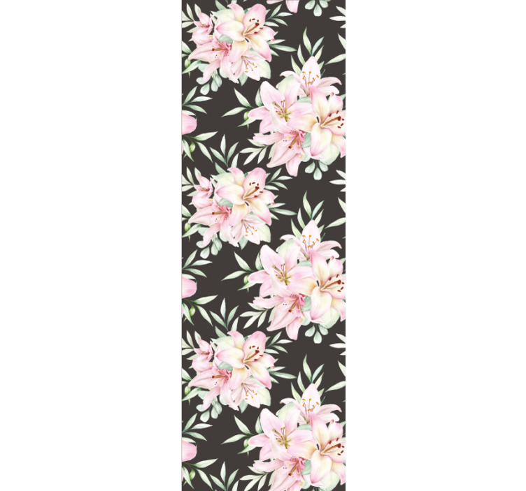 Lush floral arrangement master bedroom wallpaper - TenStickers