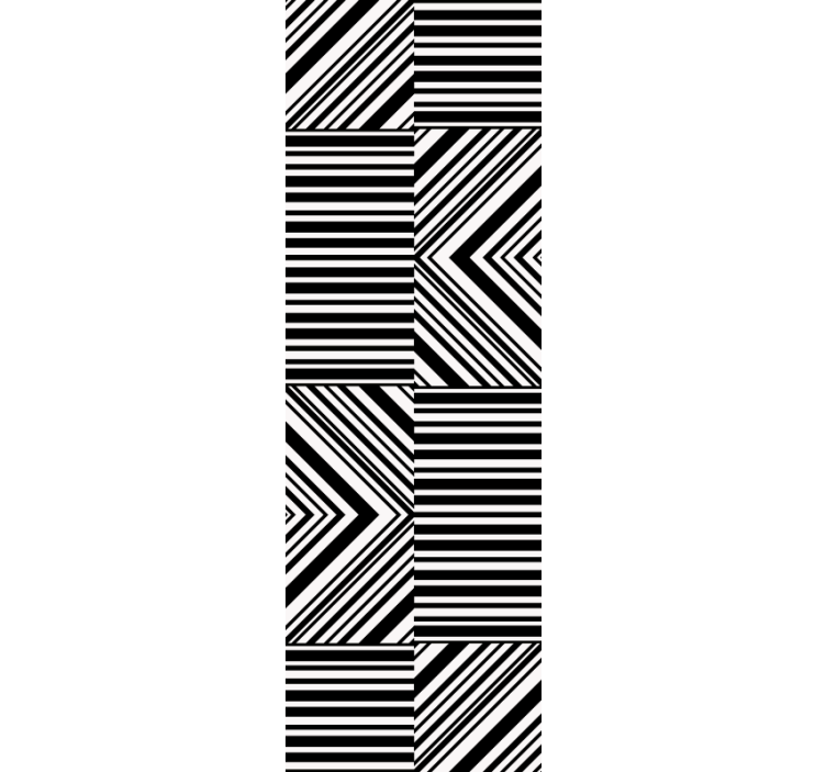 Diagonal Stripes Play geometric wallpaper - TenStickers