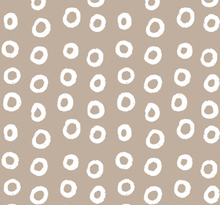 Polka Dot Pattern Wallpaper - TenStickers