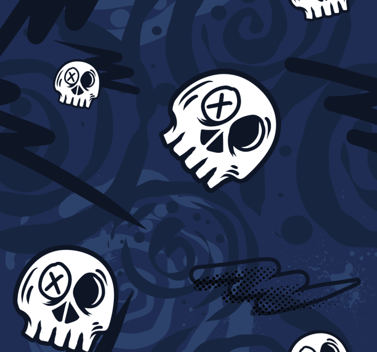 Graffiti skulls Teens wallpaper - TenStickers