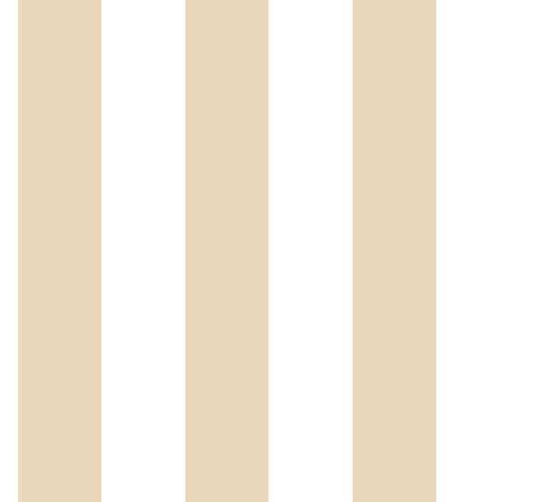 White and beige colours vertical stripe wallpaper - TenStickers