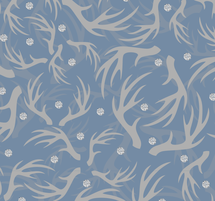 Coral Motif living room wallpaper - TenStickers