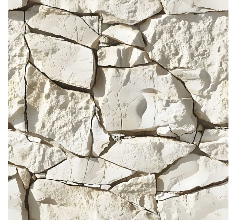 Light beige stone wallpaper - TenStickers