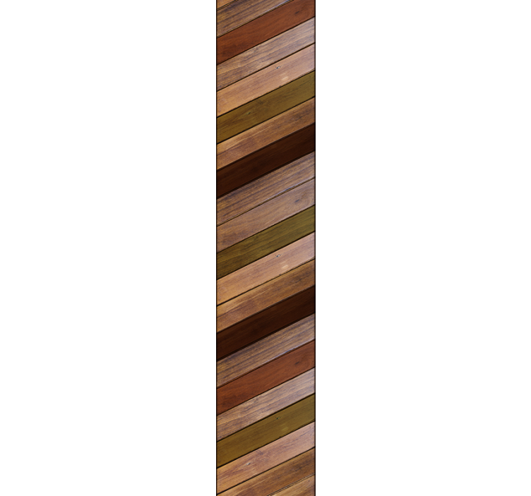 Wooden braid wood effect  wallpaper - TenStickers