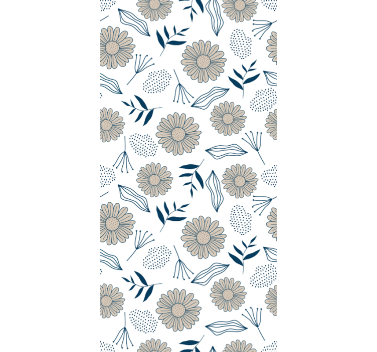 Floral Decorative Motif flower wallpaper - TenStickers