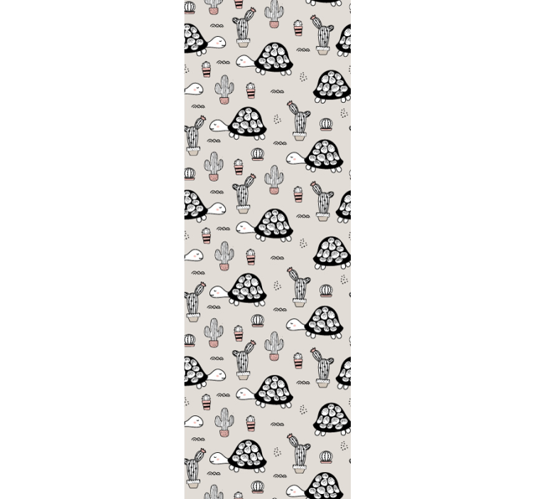 Tortoise Patterns animal wallpaper - TenStickers