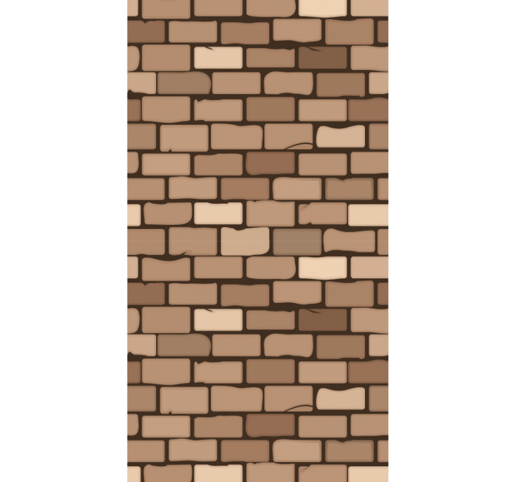 Modern brick texture kitchen wallpaper - TenStickers