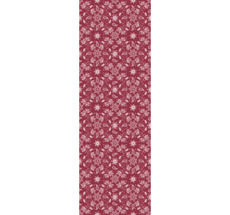 Paisley floral design flower wallpaper - TenStickers