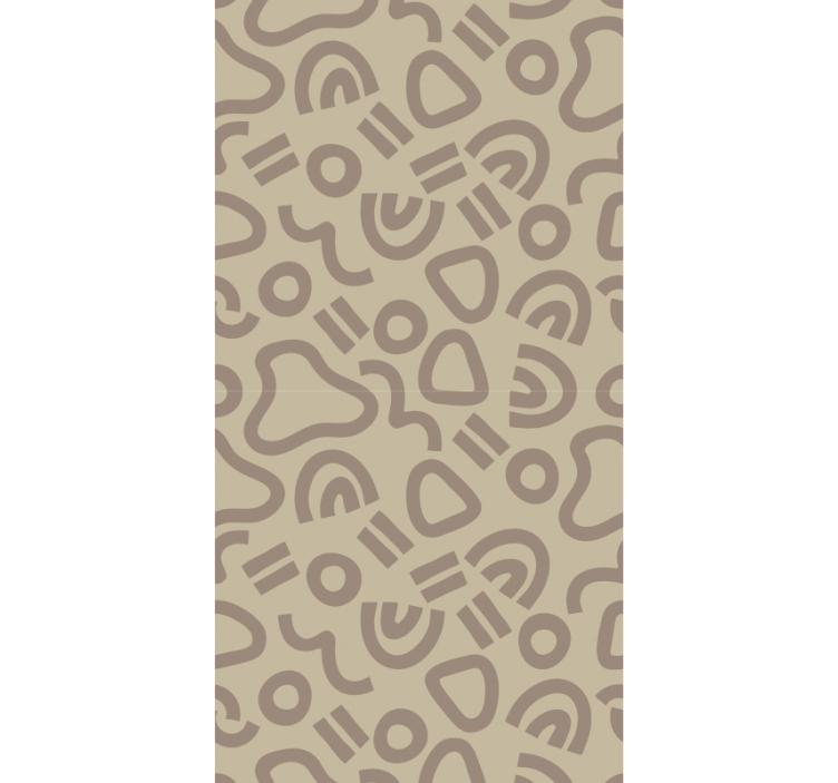 Brown elegant motif leopards wallpaper - TenStickers