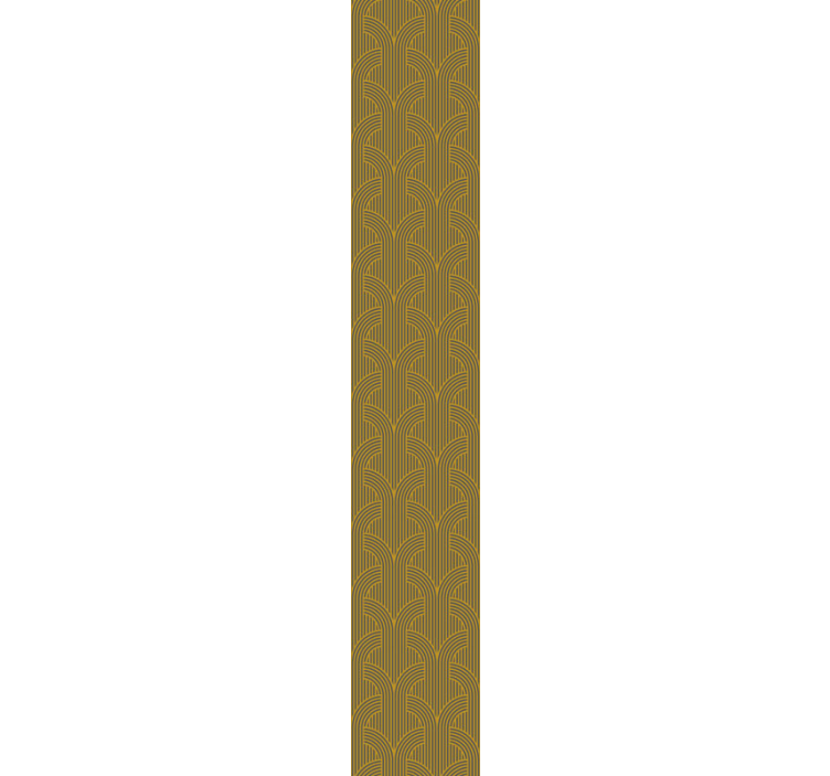 Golden vintage ornamental Vintage Wallpaper - TenStickers