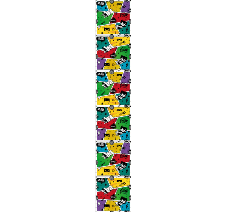 Kids superhero Children's wallpaper - TenStickers