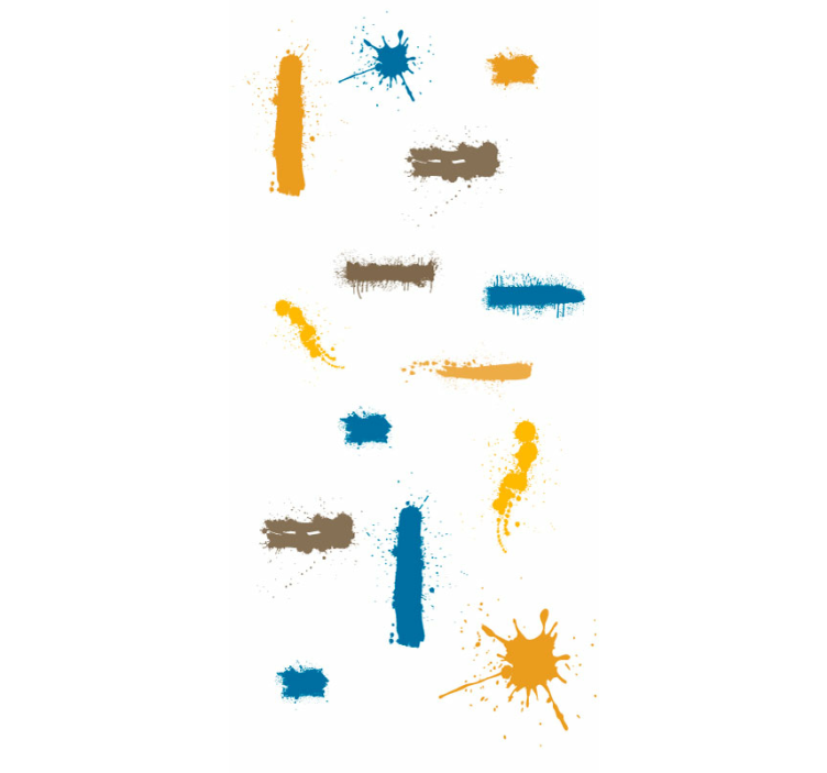 Conceptual Paint Strikes abstract wallpaper - TenStickers