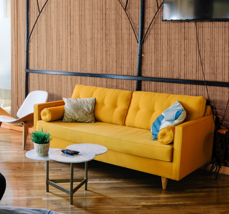 Straight Wooden Grain wood effect  wallpaper - TenStickers