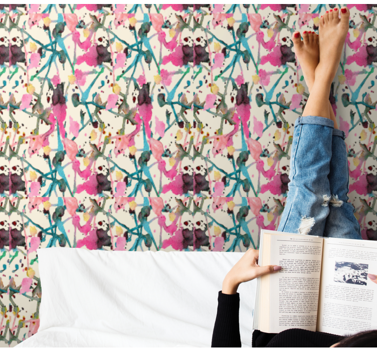 Abstract Botanicals nature wallpaper - TenStickers