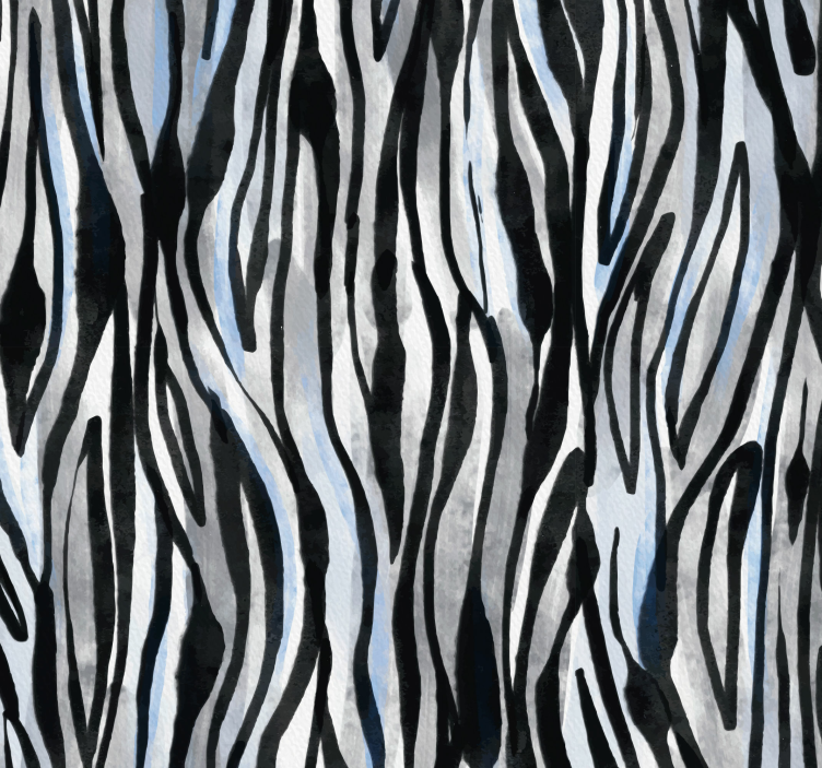 Zebra wallpaper zebra stripe canvas - TenStickers