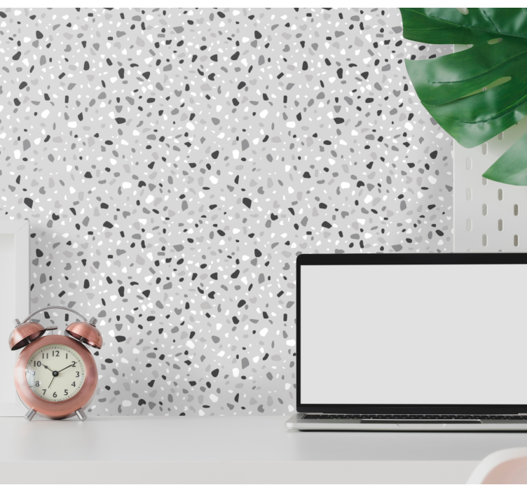 Terrazzo Inspired Textured Wallpaper - TenStickers