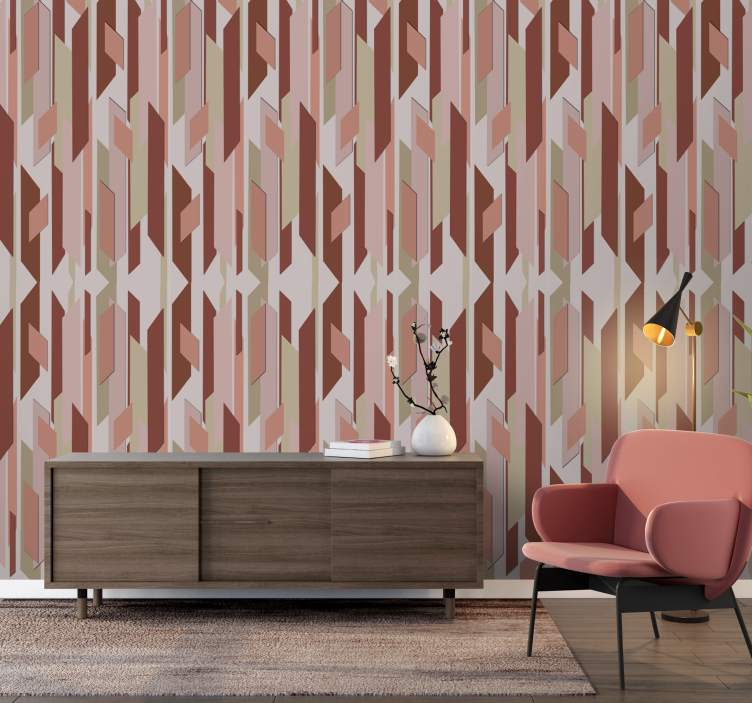 Abstract Shapes geometric wallpaper - TenStickers