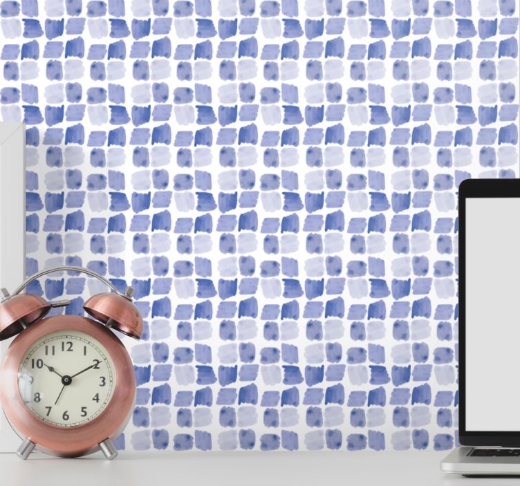 Abstract Pebble Pattern polka dot wallpaper - TenStickers