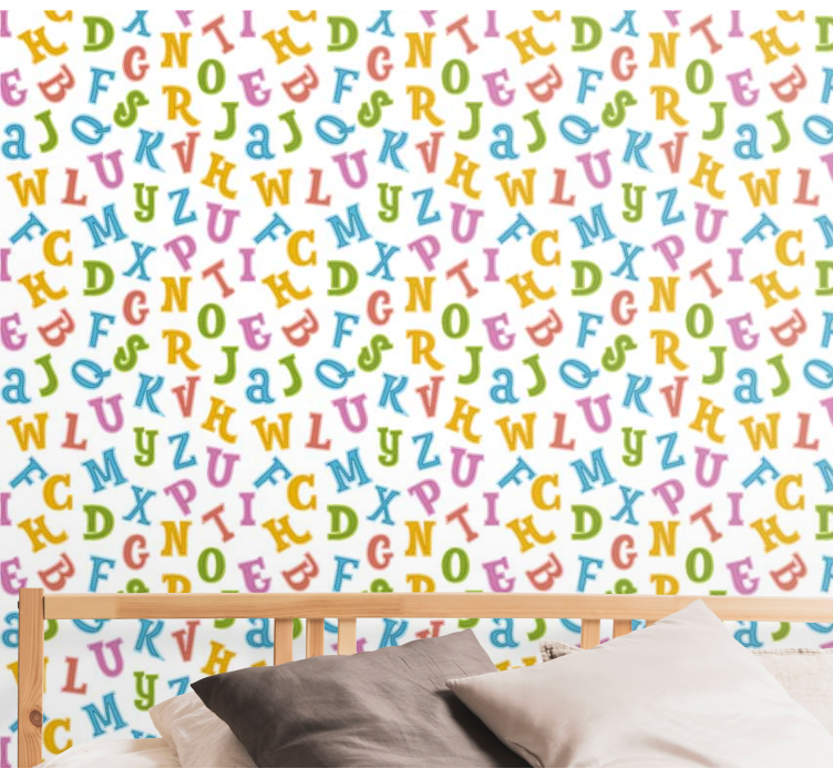 Alphabet wallpaper alphabet adventure - TenStickers
