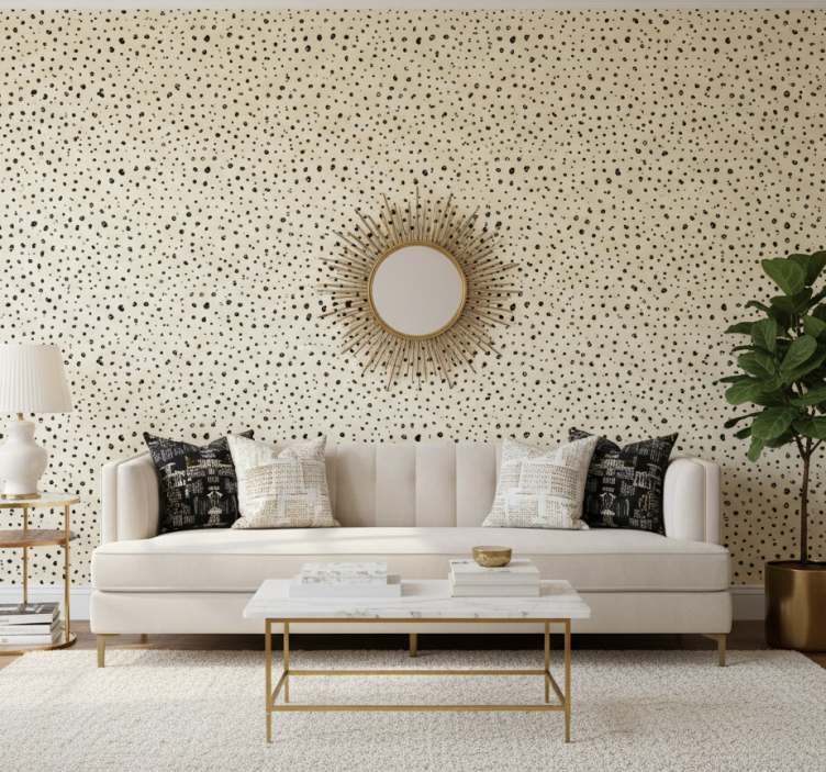 Animal wallpaper in hollywood regency style - TenStickers
